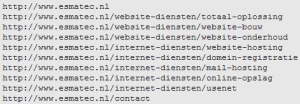 Esmatec sitemap